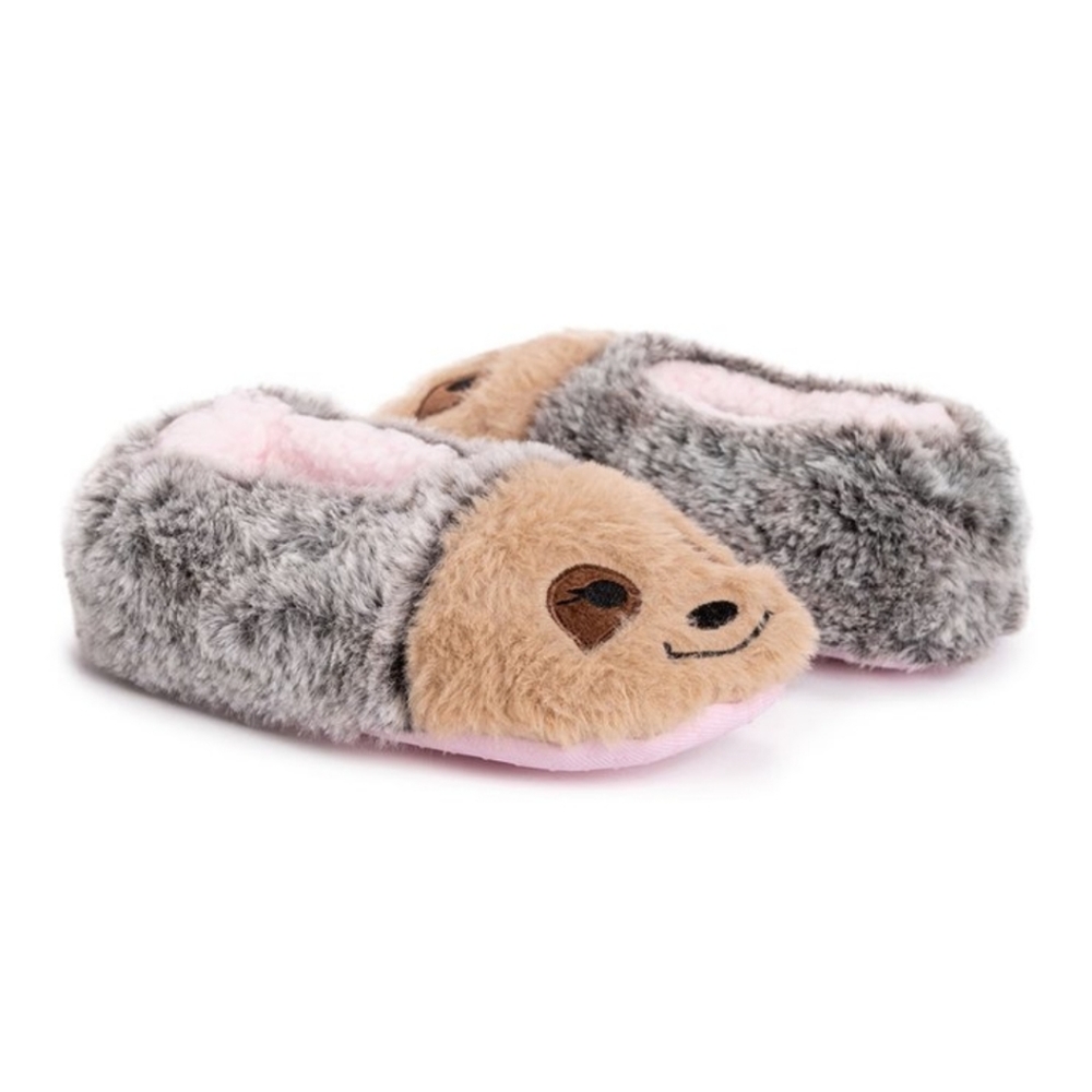 Muk Luks Sloth Zoo Friend Plush Slippers for Kids